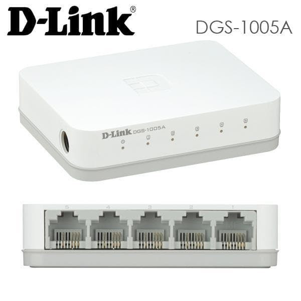 D-LINK DGS-1005A Switch Hub Gigabit 5-PORT DLINK DGS1005A 5 PORT