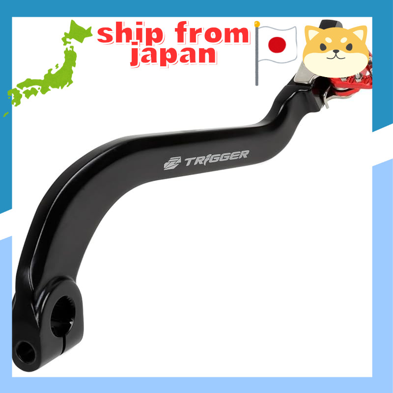 ZETA RACING CRF1000L/DCT '16-19, CRF1100L AFRICA TWIN '20-23 Trigger Brake Pedal Red Folding Adjustable Position Forged F6895 (Old Part Number: ZE90-7082) Dirt Freak