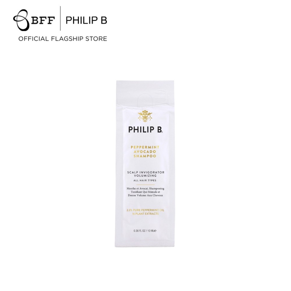 [แถมฟรี] Philip B - Peppermint & Avocado Shampoo 10 ml