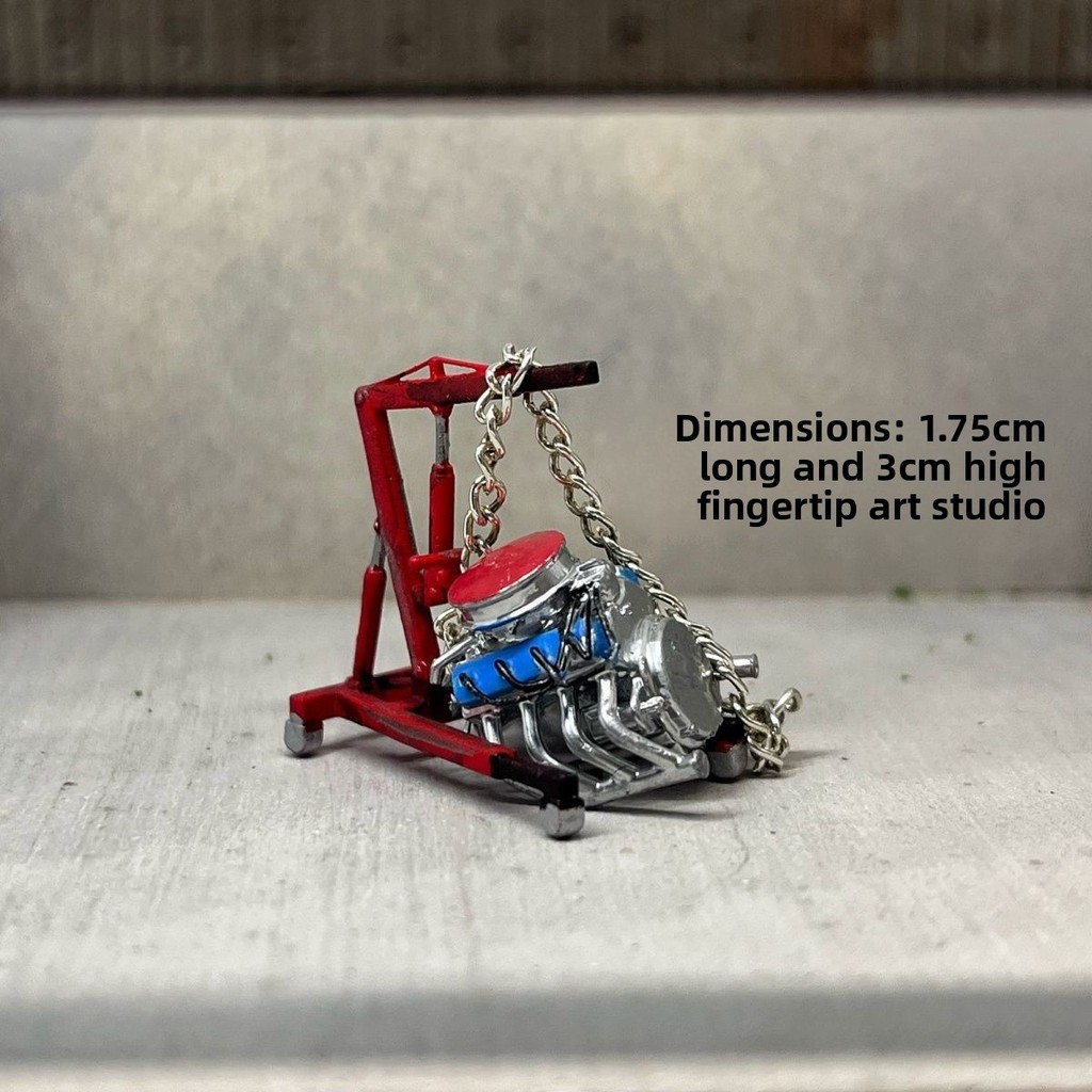 1:64 Fire CHANGER Engine Oil SHELF BALANCE Machine Miniature Garage diorama Accessories