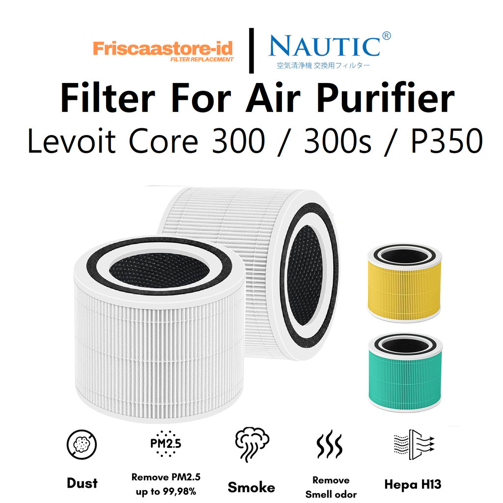 Levoit Core 300 / Core 300s / Core P350 Petภูมิแพ้ HEPA H13 ตัวกรองเครื่องฟอกอากาศ
