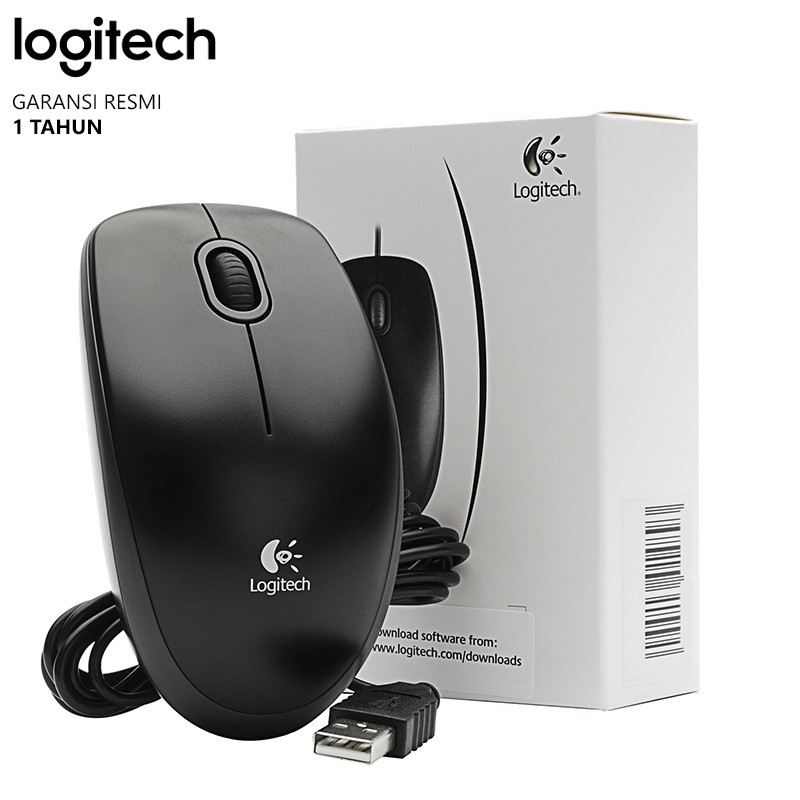 เมาส์ USB Logitech B100