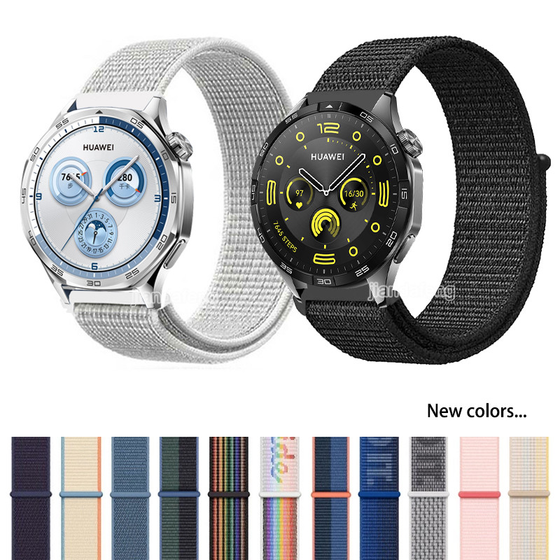 Breathable ไนลอนถักเปลี่ยนสายรัดข้อมือสําหรับนาฬิกา Huawei GT6 GT5 GT4 46 มม.GT5 Pro GT3 Pro 46 มม.นาฬิกา 4 Pro