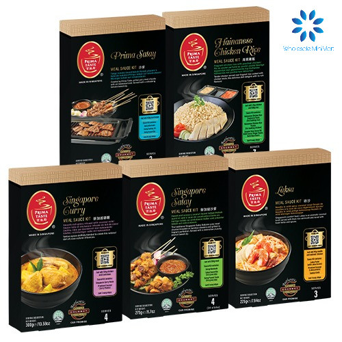 Prima Taste Sauce Kit - Laksa, Curry Chicken Rice, Satay