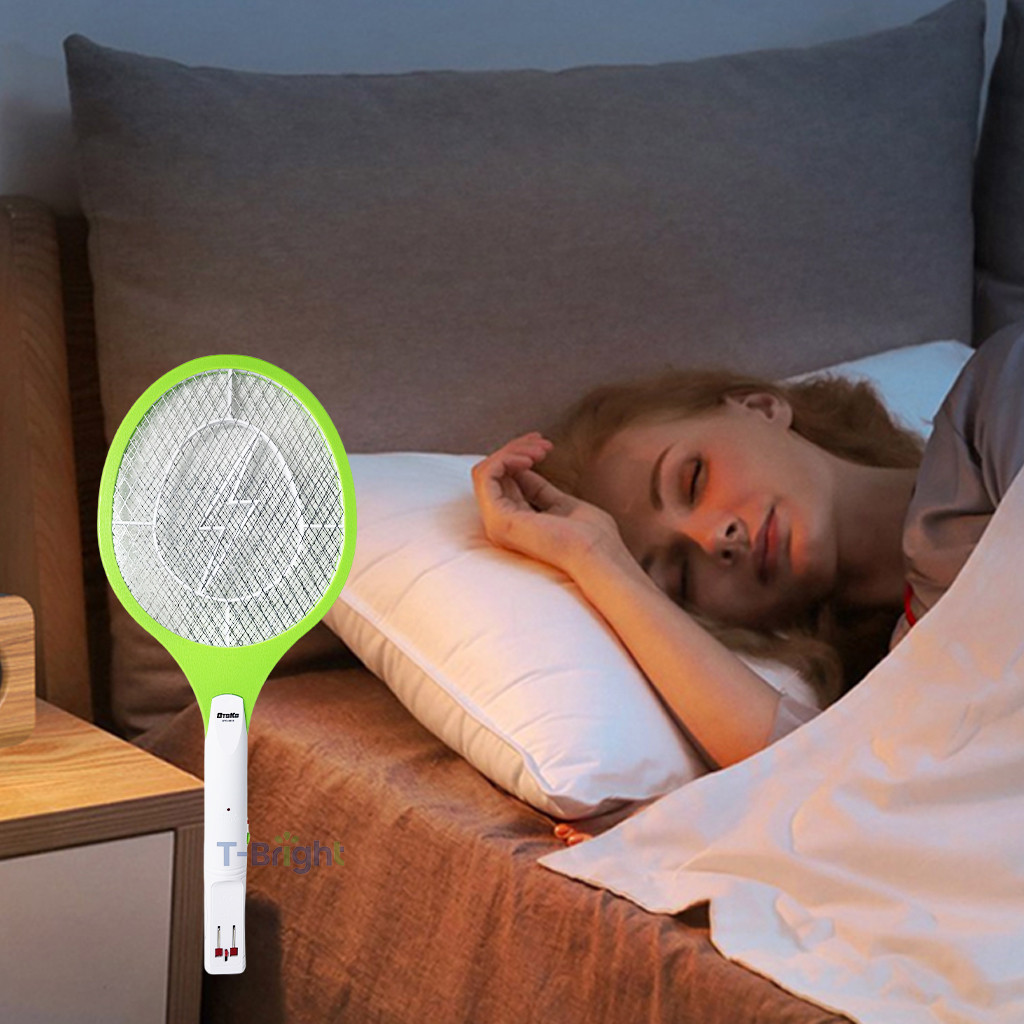 ไม้ตียุงไฟฟ้า ช็อตแรง 3500V ช็อตยุงและแมลงวันได้ ชาร์จไฟบ้าน ไฟเต็มทนทาน20วัน 3ชั้นเซฟตี้ เครื่องดักยุงเครื่องไล่ยุง - รูปที่ 7