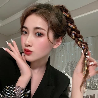 กิ๊บตกแต่งทรงผม กิ๊บติดผมประดับเพชร เครื่องประดับถักผม พร้อมส่ง
