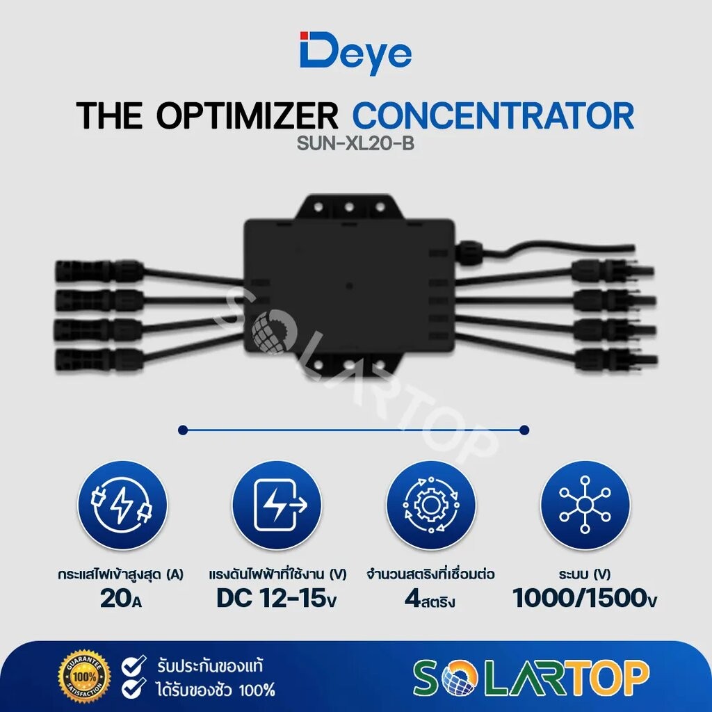 Deye Optimizer Concentrator (ตัวควบคุมออฟติไมเซอร์เพิ่มประสิทธิภาพการทำงานระบบโซล่าเซลล์) [จัดส่งฟรี