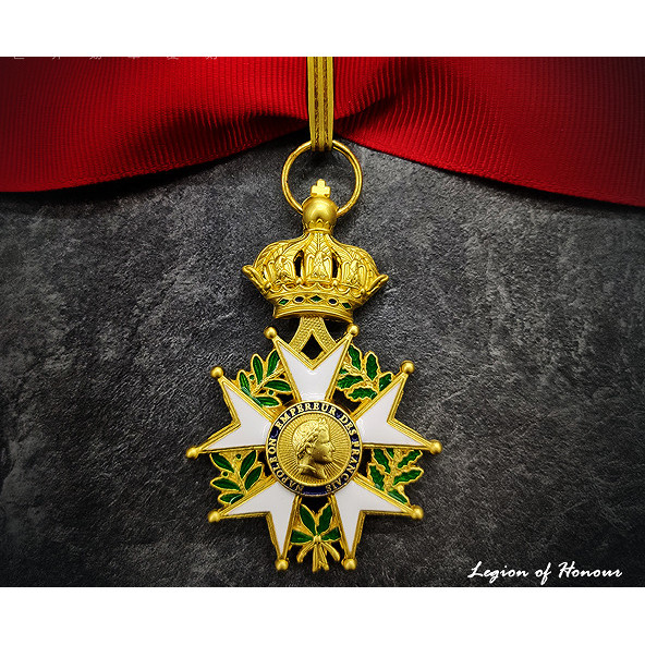 French Legion of Honor National Medal Replica เจ้าหน้าที่อัศวินอาวุโส Order Medal of Honor