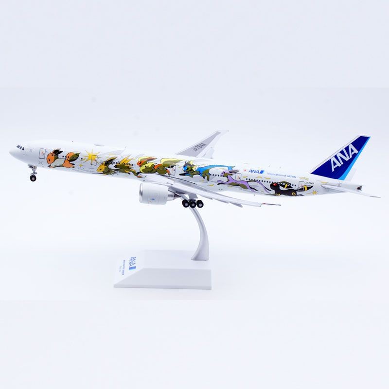 Jcwing 1: 200 โมเดลเครื่องบินโลหะผสม All Nippon Air B777-300ER JA784A Eevee Wing