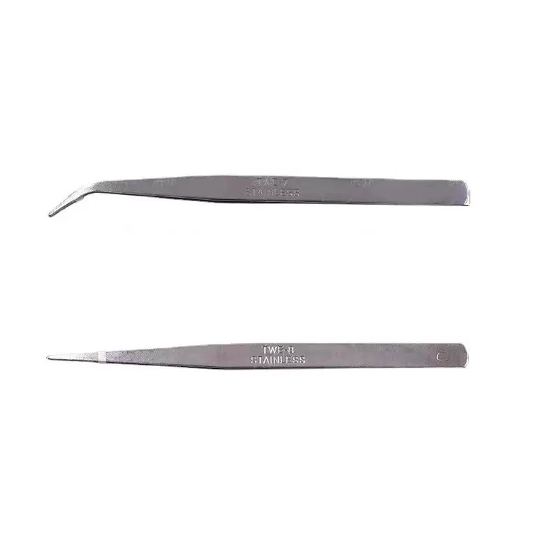 ปากคีบสแตนเลส ฟอร์เซป ปากแหลม / ปากงอ Stainless Steel Tweezers thumbnail 4