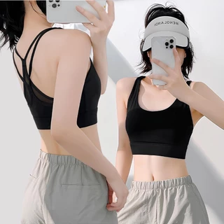 เสื้อออกกำลังกาย Sport Bra สปอร์ตบรา บราโยคะผู้หญิง กระซับเต้า รองรับหน้าอกได้ดี  Size S-2XL