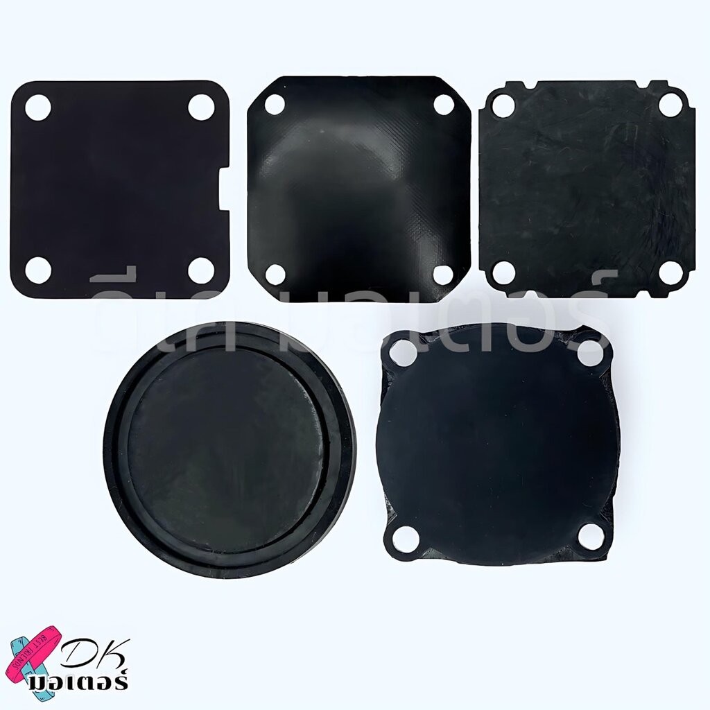 (5แบบ) ยาง เพรสเชอร์สวิทช์ ปะเก็นยาง สำหรับ Pressure Switch ปั้มลม ปั้มลมโรตารี่ จีนทั่วไป ใส่ได้หลายยี่ห้อ (วัดขนาดก...