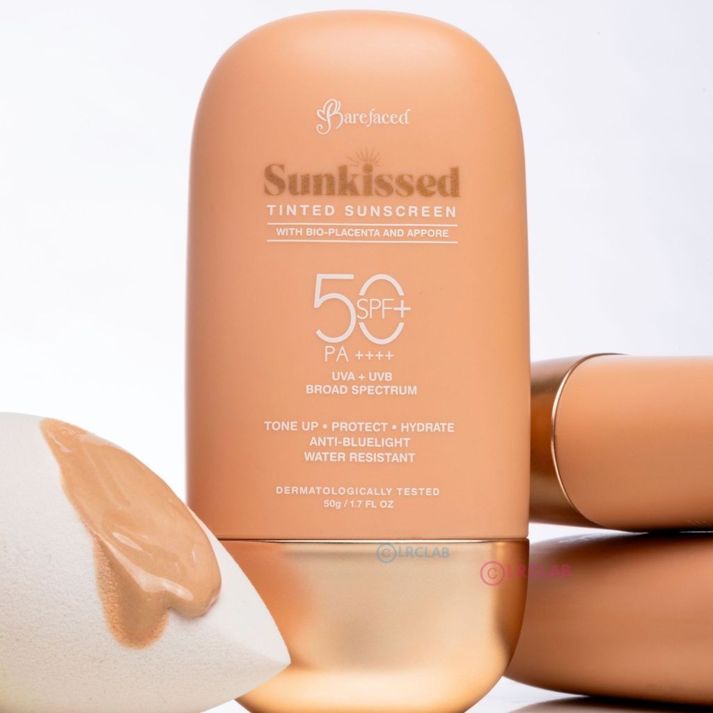 BAREFACED Sunkissed Tinted Sunscreen SPF 50 ครีมกันแดดสําหรับเด็ก originote sunisa vgo blk เครื่องสํ
