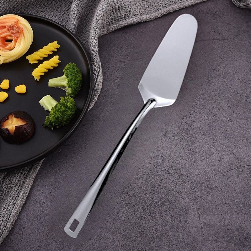 ที่ตักเค้ก พิซซ่า ช้อนตัดเค้ก แบบเรียบ สำหรับตัดแบ่ง สแตนเลส #AL-0016 - รูปที่ 3