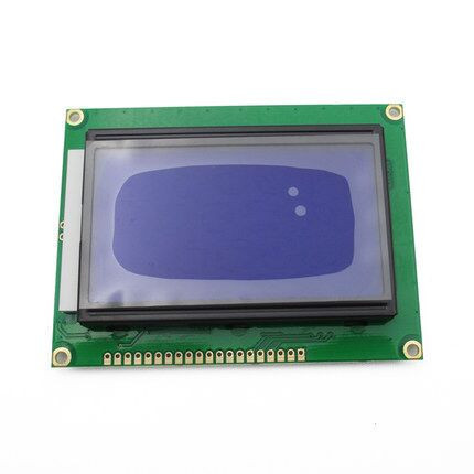 128*64 DOTS LCD module 5V blue screen 12864 LCD with backlight ST7920 Parallel port for arduino