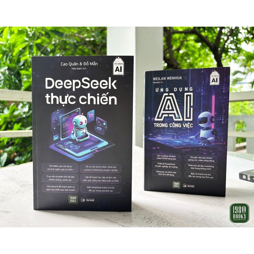 หนังสือ - คอมโบ 2 เล่ม DeepSeek Real Battle + AI Applications at Work