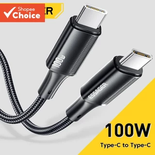 Essager สายชาร์จ Usb 2.0 100W 5A Type C 480Mbps สําหรับแล็ปท็อป Samsung Xiaomi IP