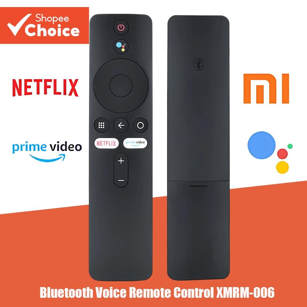 XMRM-006 Voice Mi Box TV Stick รีโมทคอนโทรลสําหรับ Android Smart Xiaomi 4A 4S 4X 4K