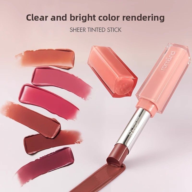 Korea Rom & nd Jelly Lipstick ลิปสติก Pudding Water Gloss Moisturizing sheer Lip Gloss Shiny