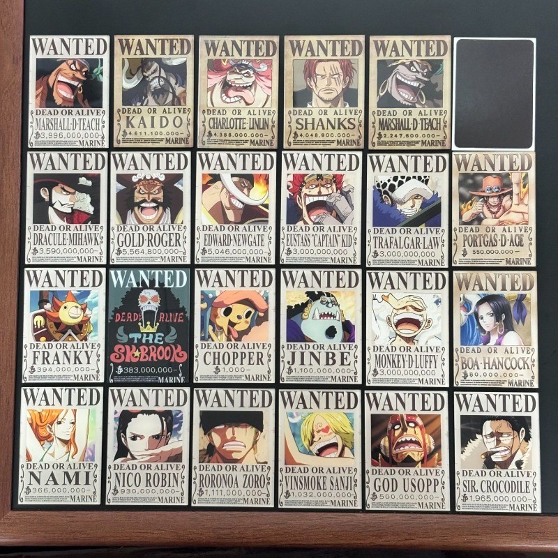 25 ชิ้น One Piece Wanted แม่เหล็กติดตู้เย็นการ์ตูนอะนิเมะห้องครัวสะดวก Photo ข้อความตู้เย็นสติกเกอร์แม่เหล็ก Luffy Zoro Empress Nami ราคา ถูกที่สุด ดีลบีเคเค แกลเลอรีภาพที่ 3