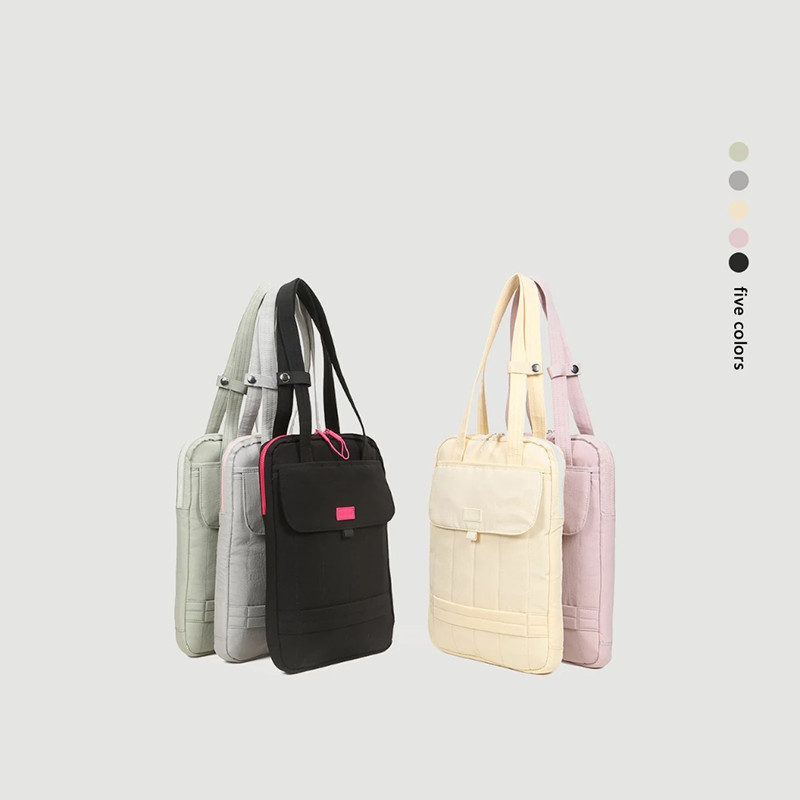 แฟชั่นกระเป๋าคอมพิวเตอร์สไตล์ใหม่การออกแบบกันน้ํา Interlayer สีสันสดใสสามารถ Carried หรือไหล่ได้