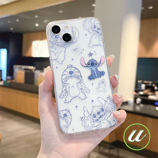 แฟชั่นแองเจิลเย็บคู่รักกราฟิติน่ารัก เคส เข้ากันได้กับ IPhone 13 17 14 11 15 12 16 Pro Max X 7Plus 8 7 15 16 Plus XR XS