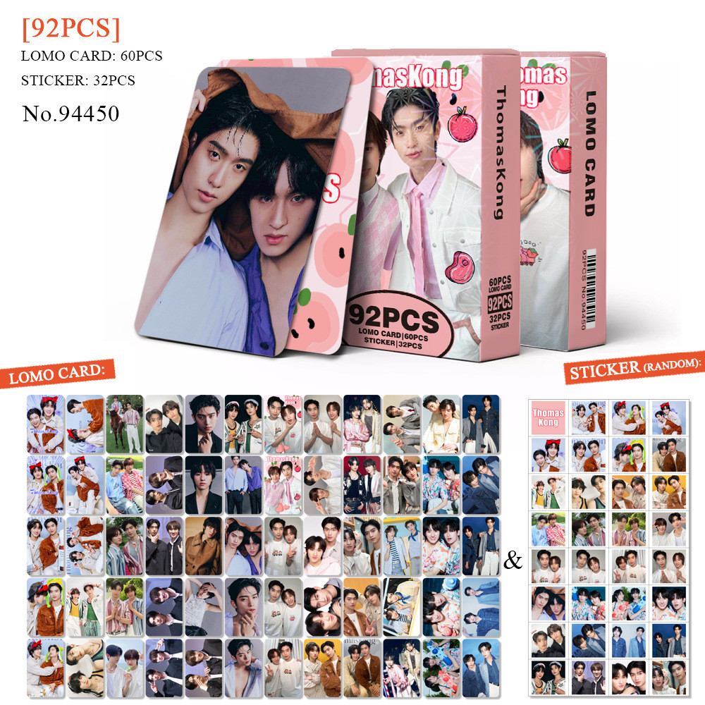 92-96 ชิ้น Thai Star ThomasKong Lomo การ์ด JASPER LYKN Auauave PerthSanta สติกเกอร์ Photocards BounP