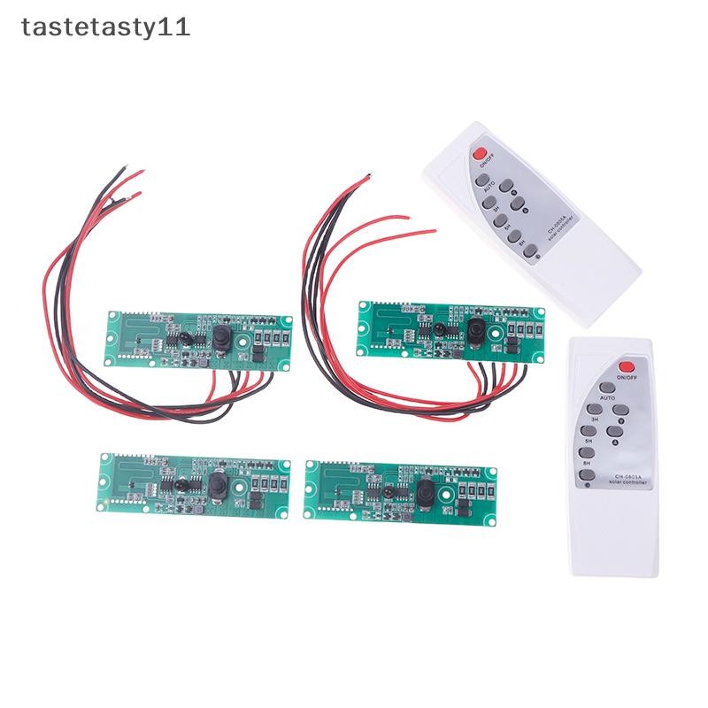 TA 3.2V 3.7V โคมไฟติดผนังพลังงานแสงอาทิตย์ Controller Human Body อินฟราเรด Induction Circuit Board Timing + ไมโครเวฟเรดาร์ Induction TH