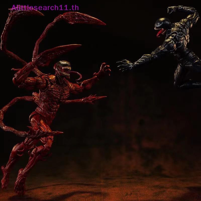 Anlittlesearch11 Red Venom Carnage Action Figure SHFiguarts Venom SHF Venom 2 Let There Be Carnage อะนิเมะรูปของเล่นของขวัญวันเกิดตุ๊กตา TH