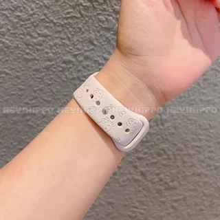 เคสป้องกันแสงดาว+สายซิลิโคนแมว เคที น่ารักเหมาะสําหรับ ฉันดู 10 9 8 7 6 5 4 3 2 1ชุดสายรัดเหมาะสําหรับสมาร์ทนาฬิกา 49/46/45/44/42/41/40/43/40