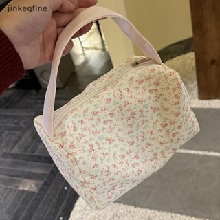 KTH น่ารักดอกไม้ขนาดเล็กพิมพ์แบบพกพามือถือกระเป๋าแต่งหน้าเดิ…