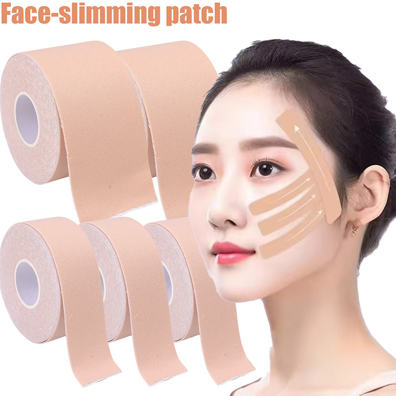 แพทช์สนับสนุนเครื่องมือความงาม-ผ้าไม่ทอความสะดวกสบายสติกเกอร์ยกกระชับใบหน้า-การเพิ่มประสิทธิภาพรูปลักษณ์บนใบหน้า