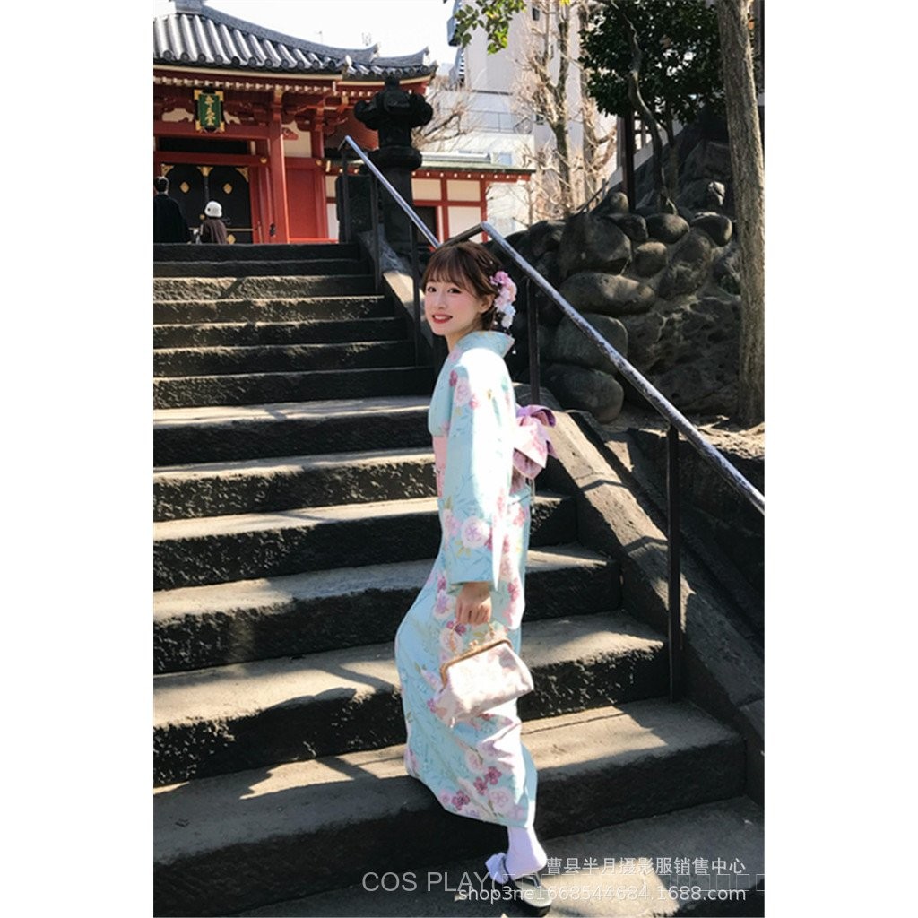 [พร้อมสต็ockขายร้อน] ใหม่สไตล์กิโมโนญี่ปุ่นปรับปรุงแบบดั้งเดิมอย่างเป็นทางการสำหรับ📸📸getYugaTaชุ - รูปที่ 5