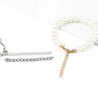 50 ชิ้นสร้อยคอสร้อยข้อมือส่วนขยายโซ่ตัวเชื่อมต่อ DIY Craft เครื่องประดับทํา
