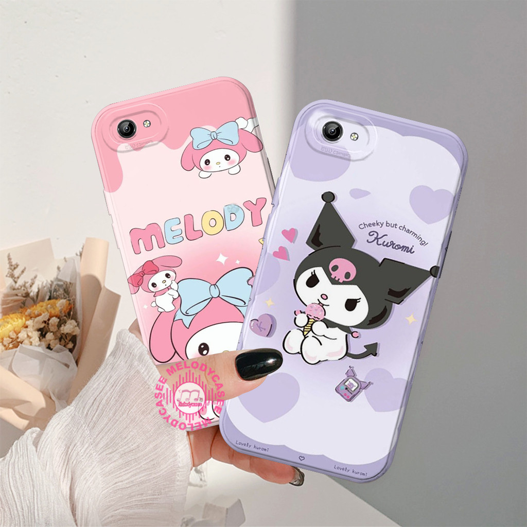 HP [MC2] Softcase Vivo Y71 Y71i Y81 Y67 V5 Y66 Y53 สําหรับ Sandr1o ตัวอักษร Motif โทรศัพท์ Protector