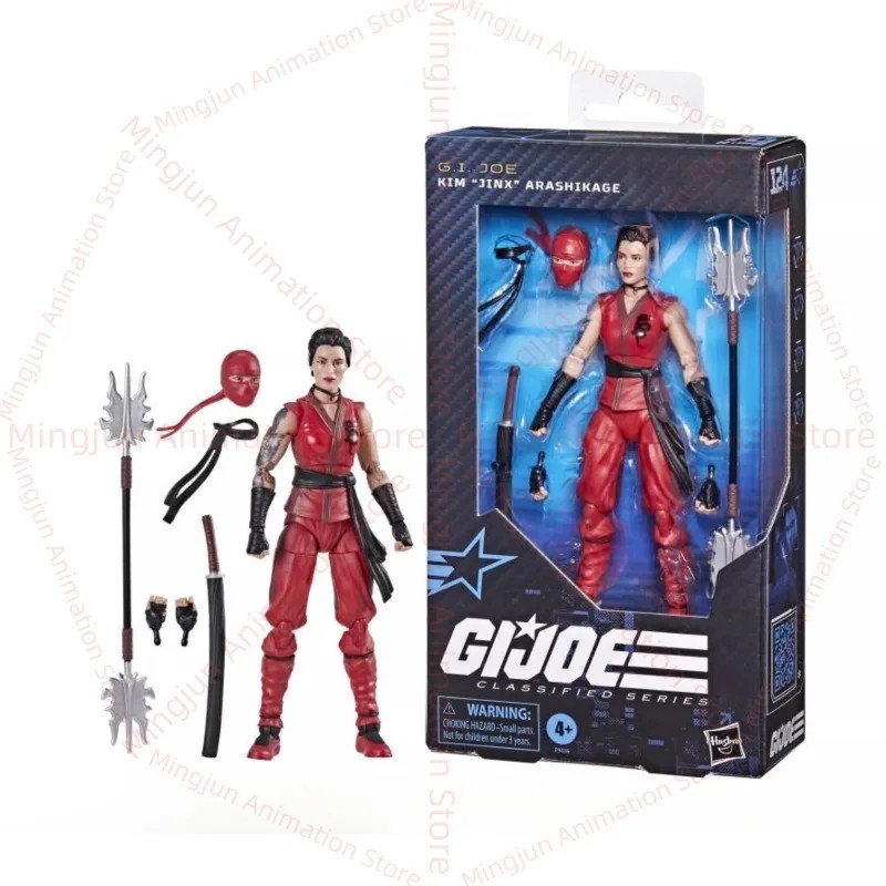 ฮาสโบร จี.ไอ. Joe GI Joe กองกําลังพิเศษขนาด 6 นิ้ว GIJOES 1/12 นินจาหญิง #F9436 รูปการกระทําของเล่นข