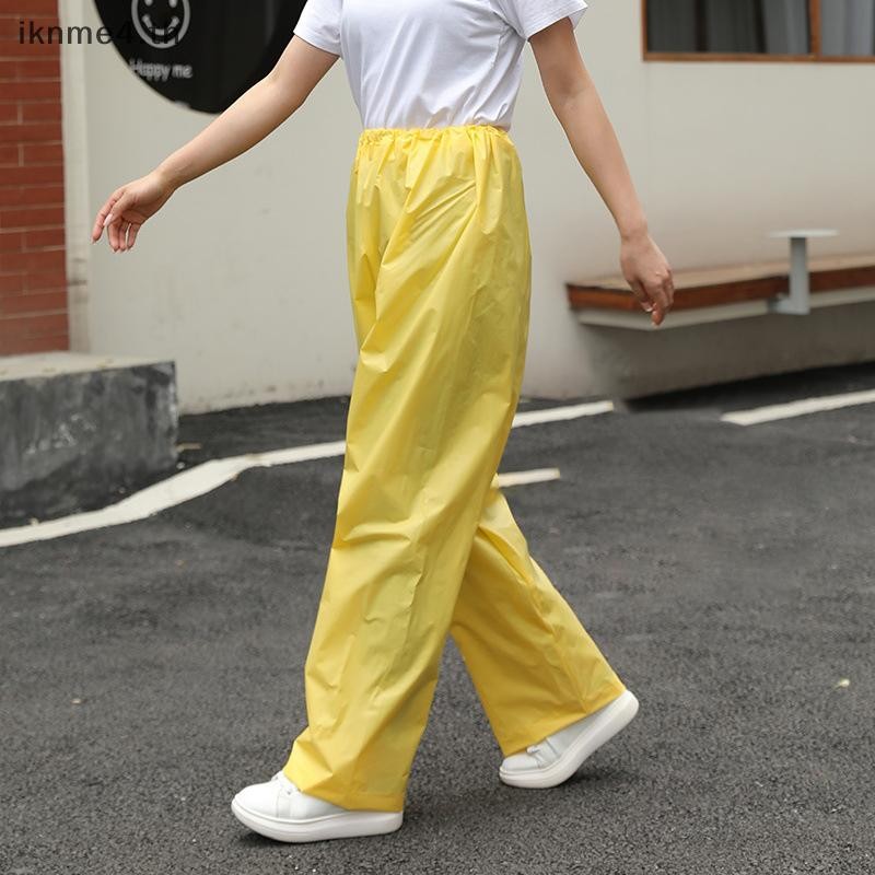 [ikn] กางเกงกันฝนกางเกงกันน้ําน้ําหนักเบากางเกงกลางแจ้งกันลมสําหรับทํางานกอล์ฟเดินป่าตกปลาสําหรับผู้ชายผู้หญิง [TH] - รูปที่ 5