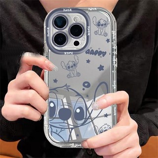 สโทร์ดี้ Iphone 15 14 13 12 11 Pro Max X Xr Xs Max 7 8 Plus เคสโทรศัพท์ กระจกการ์ตูนกราฟฟิตี หัวใจ นิ่ม เคสโทรศัพท์