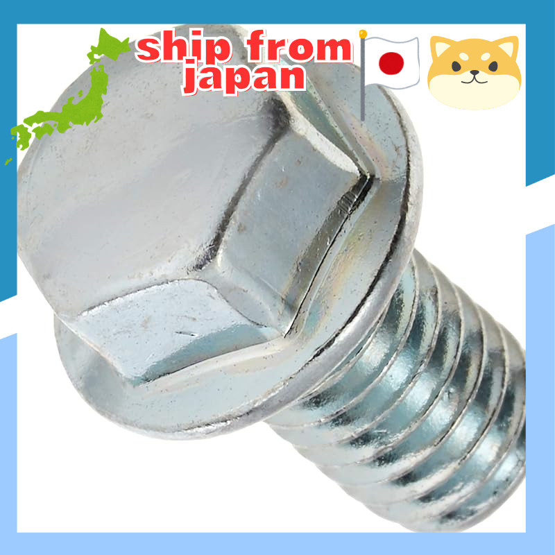 C.F.POSH Flanged Hex Bolt Honda Genuine Type - Pack of 10 M6×35 820855-035