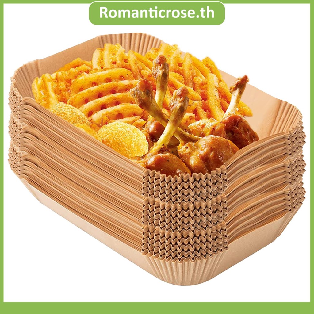 200 ชิ้น Air Fryer กระดาษ Non Stick Air Fryer Baking Liner น้ํามัน Air Fryer Liner สําหรับอบย่าง SHO
