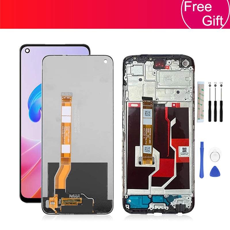 Ips 6.59 สําหรับ Oppo A96 4G CPH2333 จอแสดงผล LCD Touch Screen Digitizer สําหรับ Oppo A96 LCD กรอบ