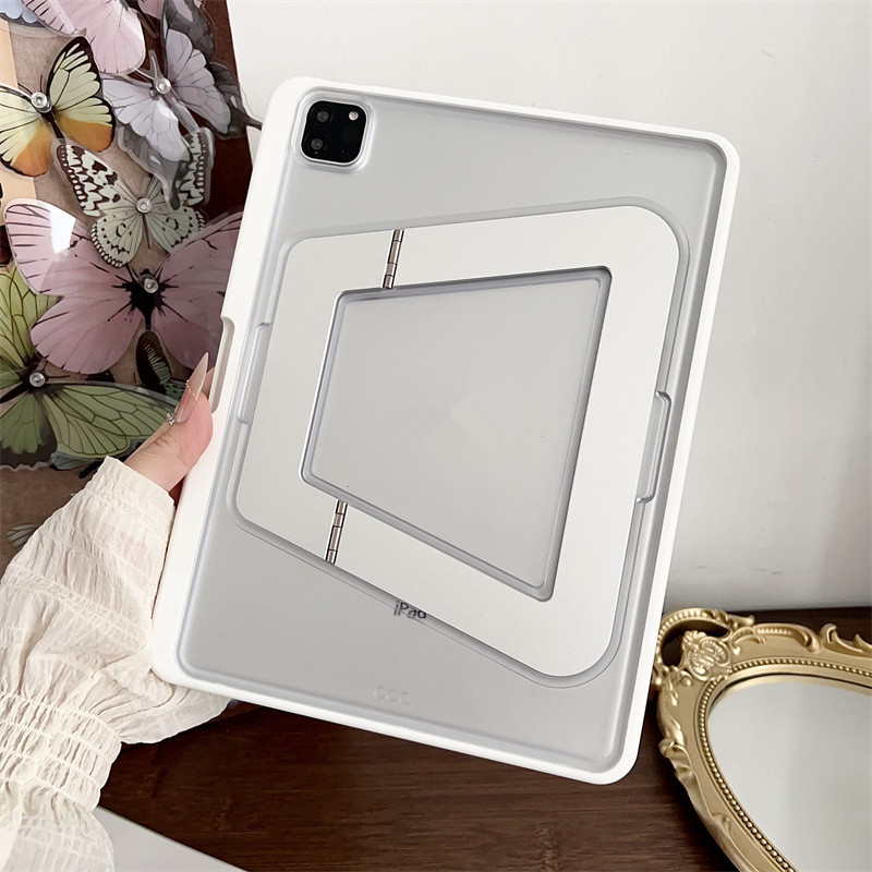 ปลอกสําหรับIPad 11 A16 2025 สําหรับiPadPro M4 M5 Air 6 5 4 13 M2 M3 พร้อมที่ใส่ดินสอแท็บเล็ตCoveสําหรับ 7 8 9th 10th Gen Pro 12.9 mini 7 6 วงเล็บโลหะอะคริลิคโปร่งใสกรณี ราคา ถูกที่สุด ดีลบีเคเค แกลเลอรีภาพที่ 3