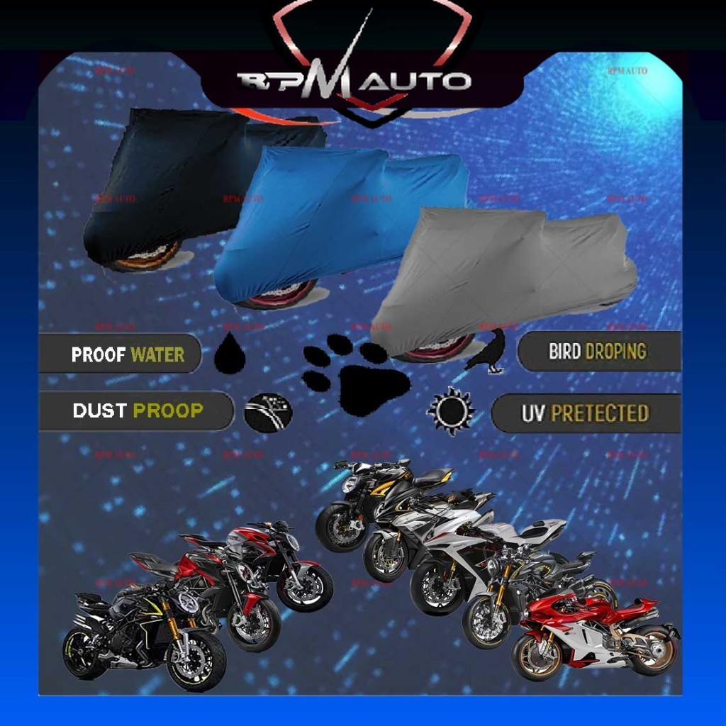 MOTO GUZZI ฝาครอบรถจักรยานยนต์ป้องกันฝุ่นกันน้ํา UV Selimut SP1000 STORNELLO STELVIO V7 V7II V7III S