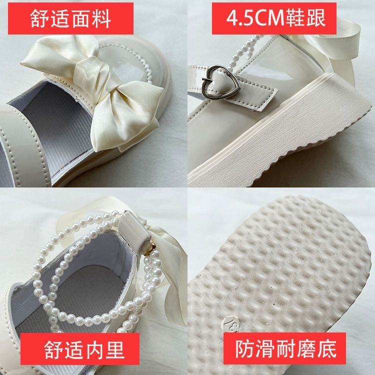 รองเท้าผู้หญิงขนาดใหญ่31-46รองเท้าแมรี่เจน2025ฤดูใบไม้ผลิฤดูใบไม้ร่วงแพลตฟอร์มสไตล์ใหม่ทุกการแข่งขันสไตล์อังกฤษรองเท้าหนังขนาดเล็กรองเ - รูปที่ 3