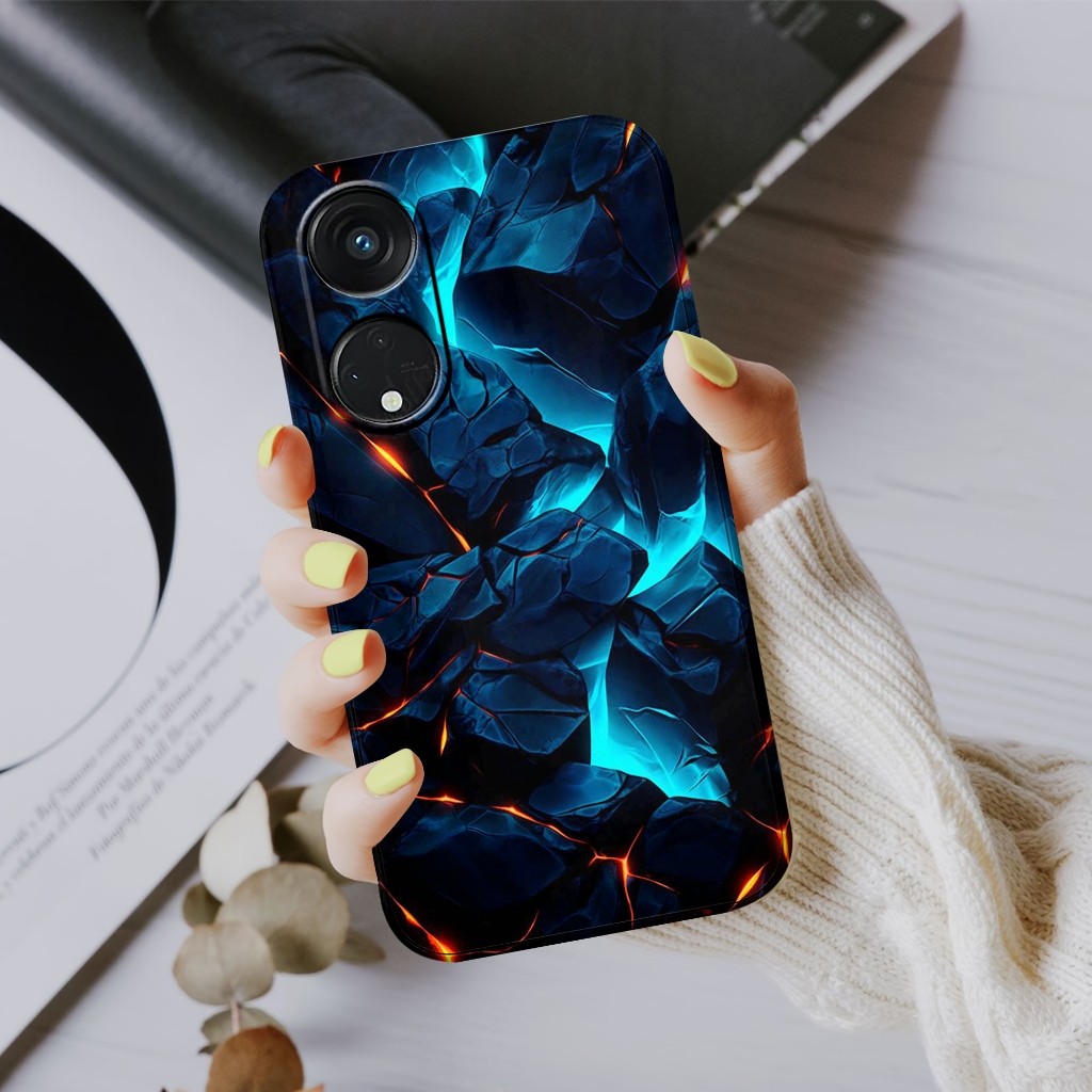เคส HP OPPO A98 5G - OPPO A98 5G PRO CAMERA SOFTCASE - FULL MOTIF - CARBON - เคสโทรศัพท์ OPPO A98 5G