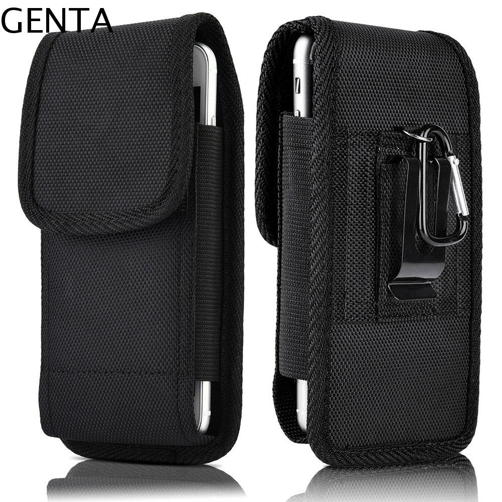 GENTA Phone Pouch สีดํา กระเป๋าคาดเอวสําหรับโทรศัพท์และกระเป๋าสตางค์