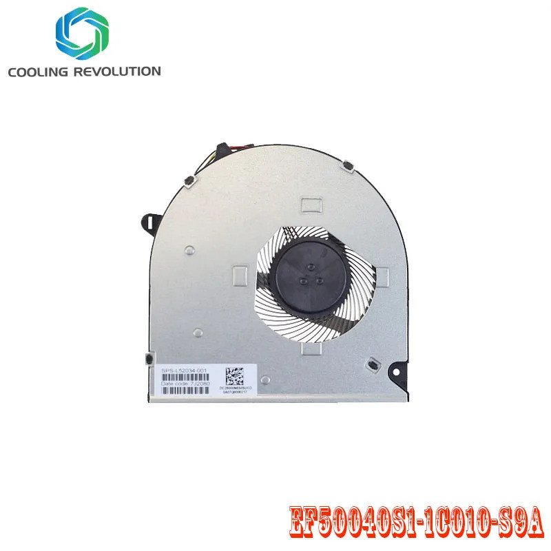 พัดลมระบายความร้อน CPU แล็ปท็อป EF50040S1-1C010-S9A DC5V 2.25W 4PIN SPS-L52034-001 DC28000N6S0SUO30A
