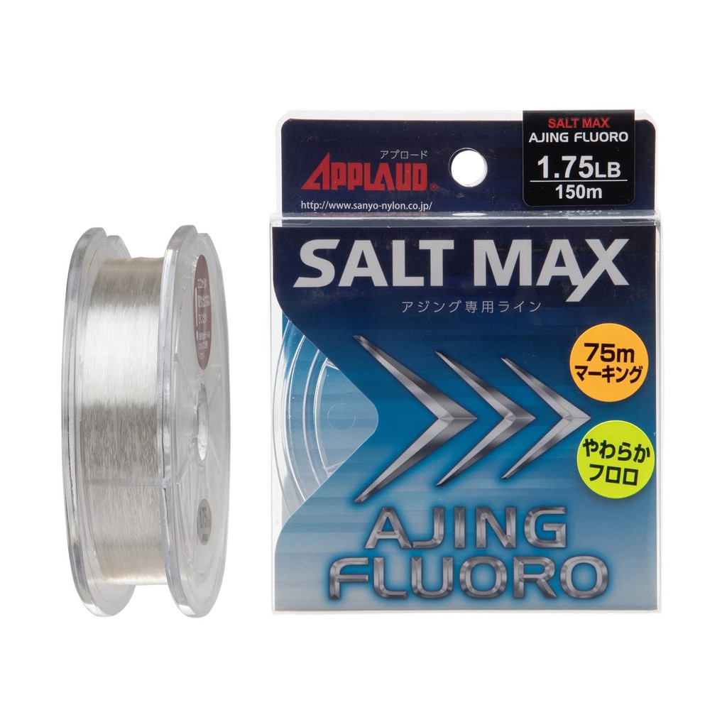 SANYO Nylon Fluorocarbon Line Apload Saltmax Ajing Fluoro 150m 1.75lb Clear