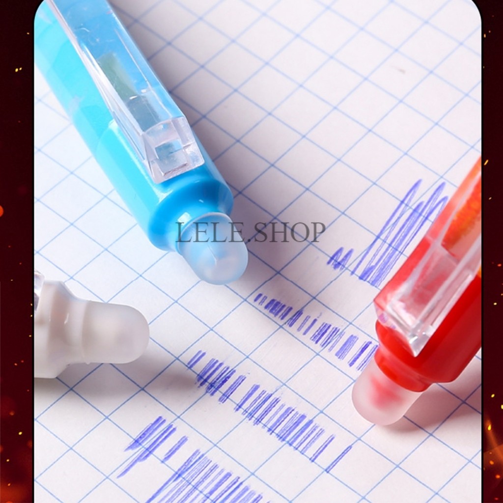 ปากากลบได้ รุ่นใหม่ล่าสุด การ์ตูนนาจา 1 กล่อง 6 ด้าม หมึกน้ำเงิน การ์ตูนน่ารัก เครื่องเขียน พร้อมส่งในไทย - รูปที่ 6