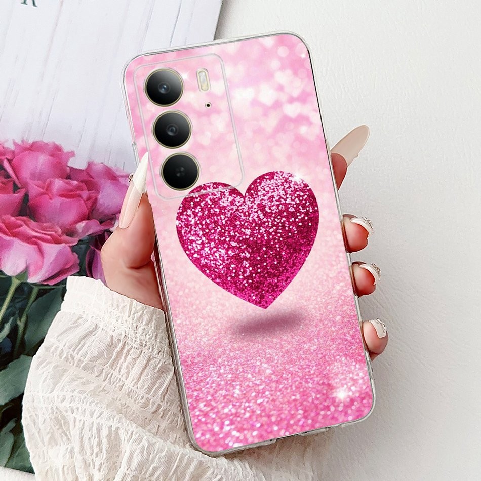สําหรับRealme C75 RMX3941 Elegant Floral CatภาพวาดกรณีRealmeC75 4Gซิลิโคนอ่อนนุ่มTPUเคสโทรศัพท์ ราคา ถูกที่สุด ดีลบีเคเค แกลเลอรีภาพที่ 3